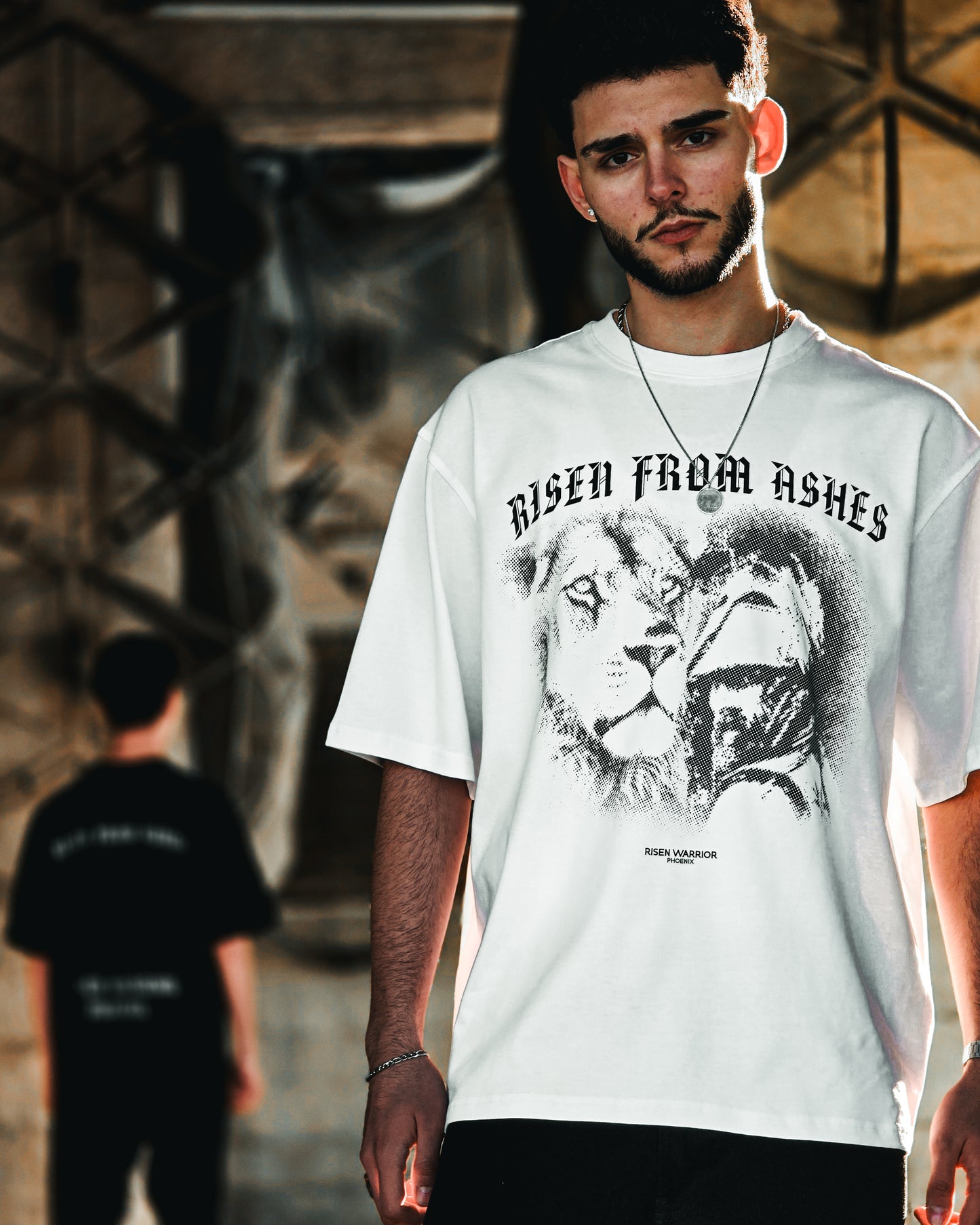 RISEN WARRIOR WHITE TEE