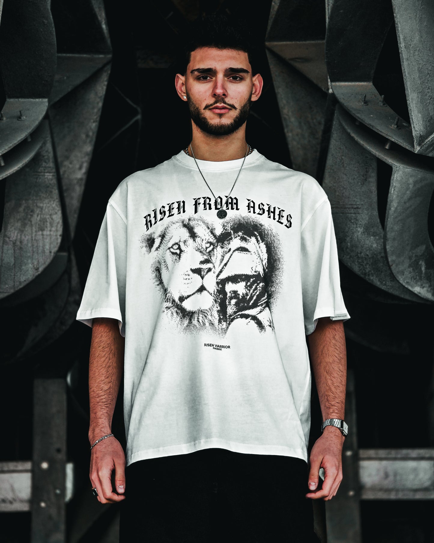 RISEN WARRIOR WHITE TEE