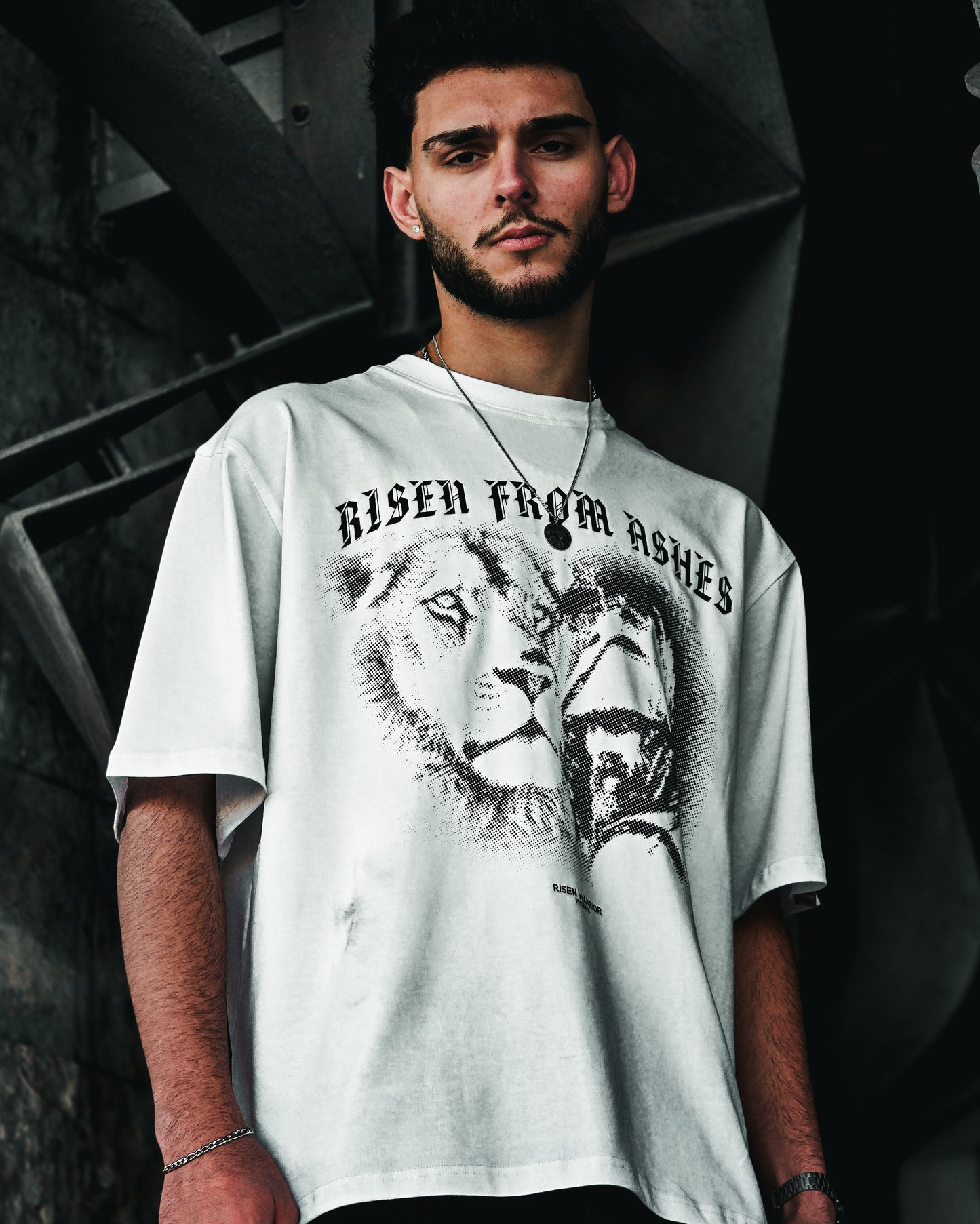 RISEN WARRIOR WHITE TEE