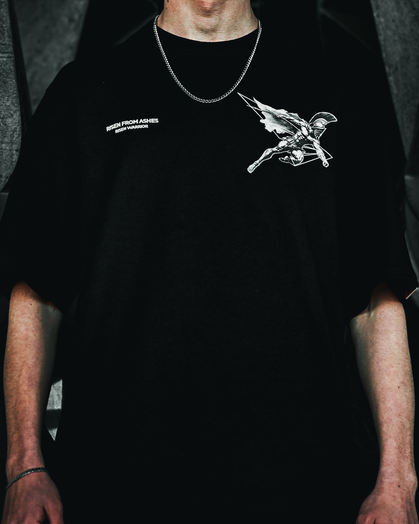 RISEN WARRIOR BLACK TEE