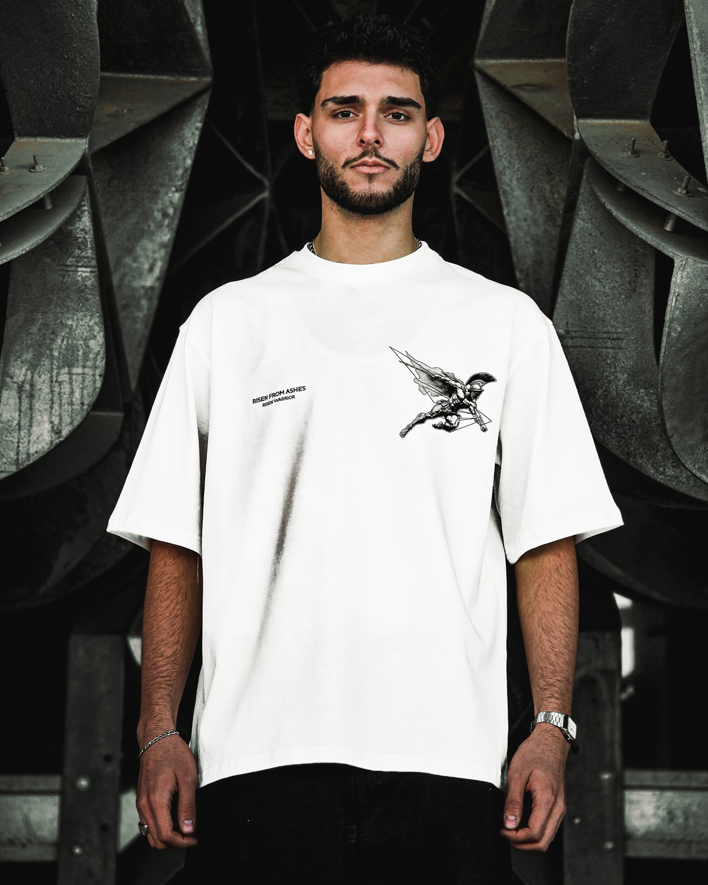 RISEN WARRIOR WHITE TEE