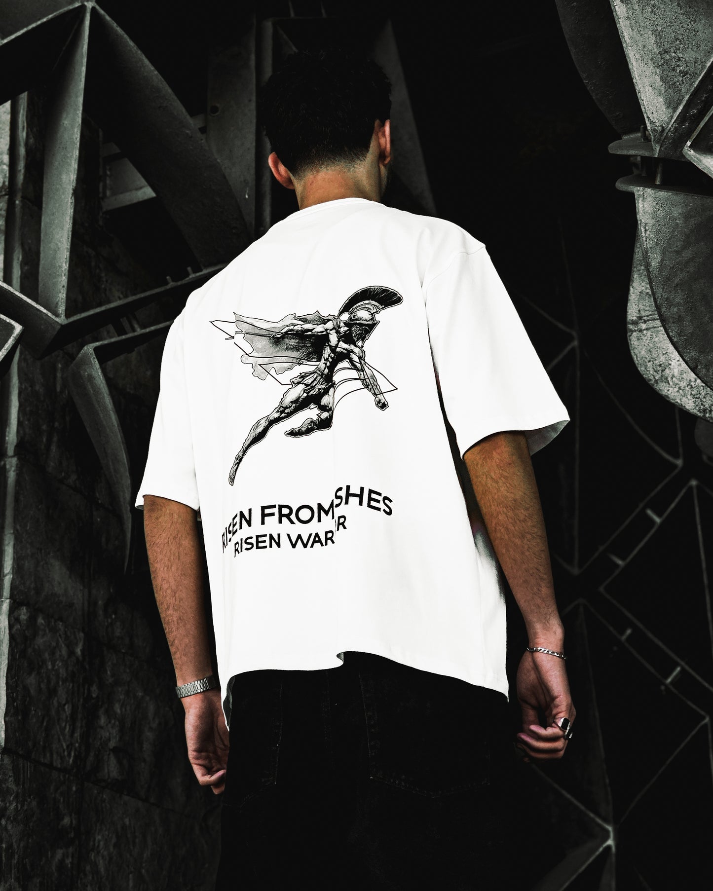 RISEN WARRIOR WHITE TEE