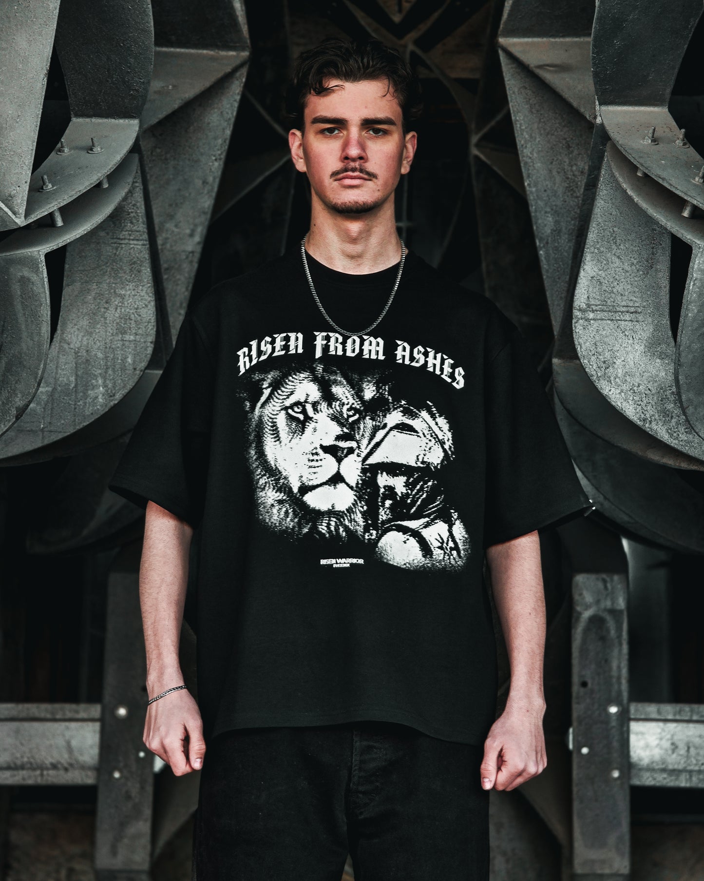 RISEN WARRIOR BLACK TEE