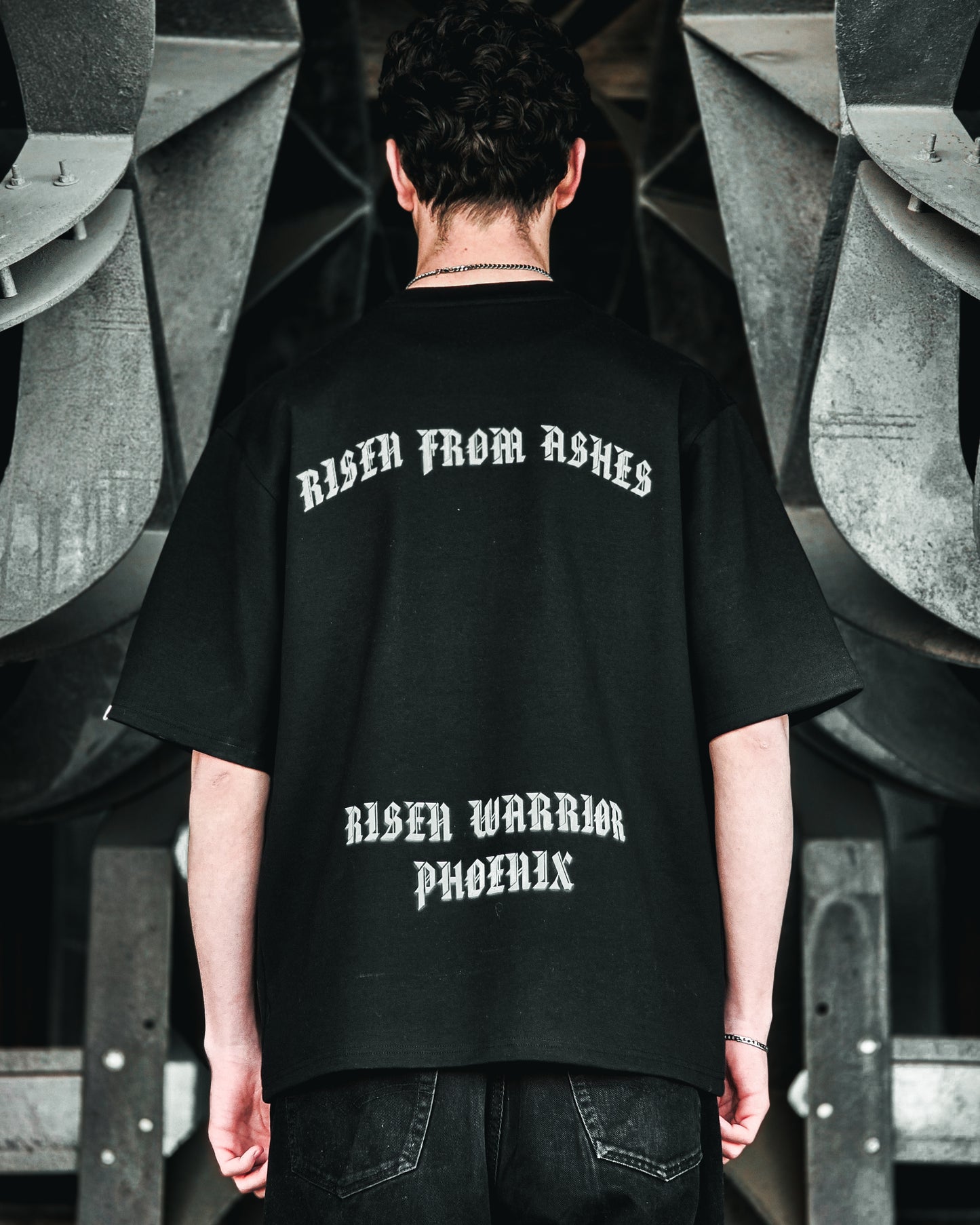 RISEN WARRIOR BLACK TEE