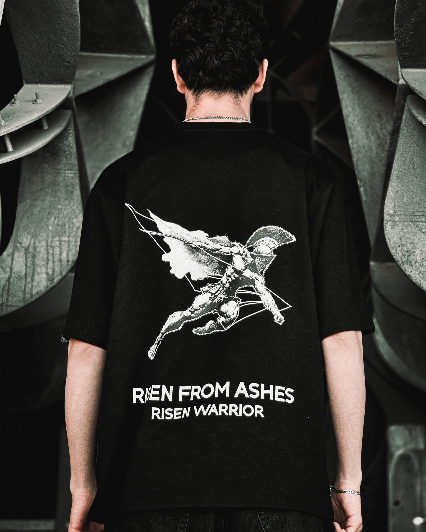 RISEN WARRIOR Tee black