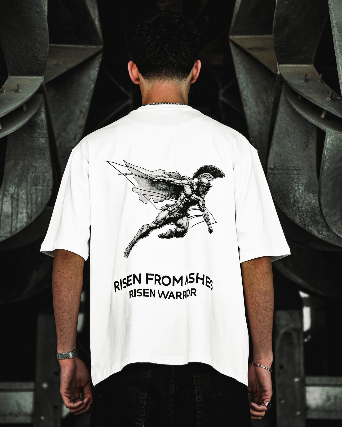 RISEN WARRIOR Tee white