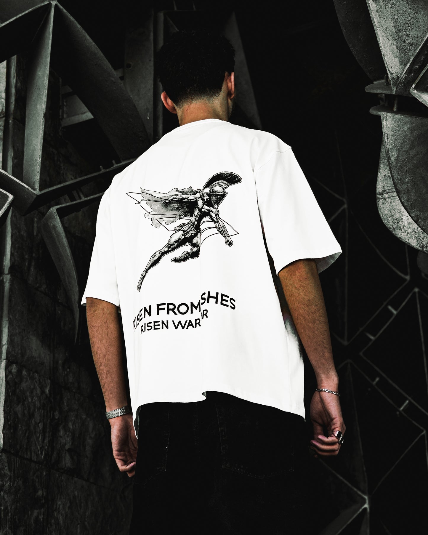 RISEN WARRIOR Tee white