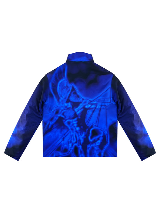 Glowing aura jacket blue