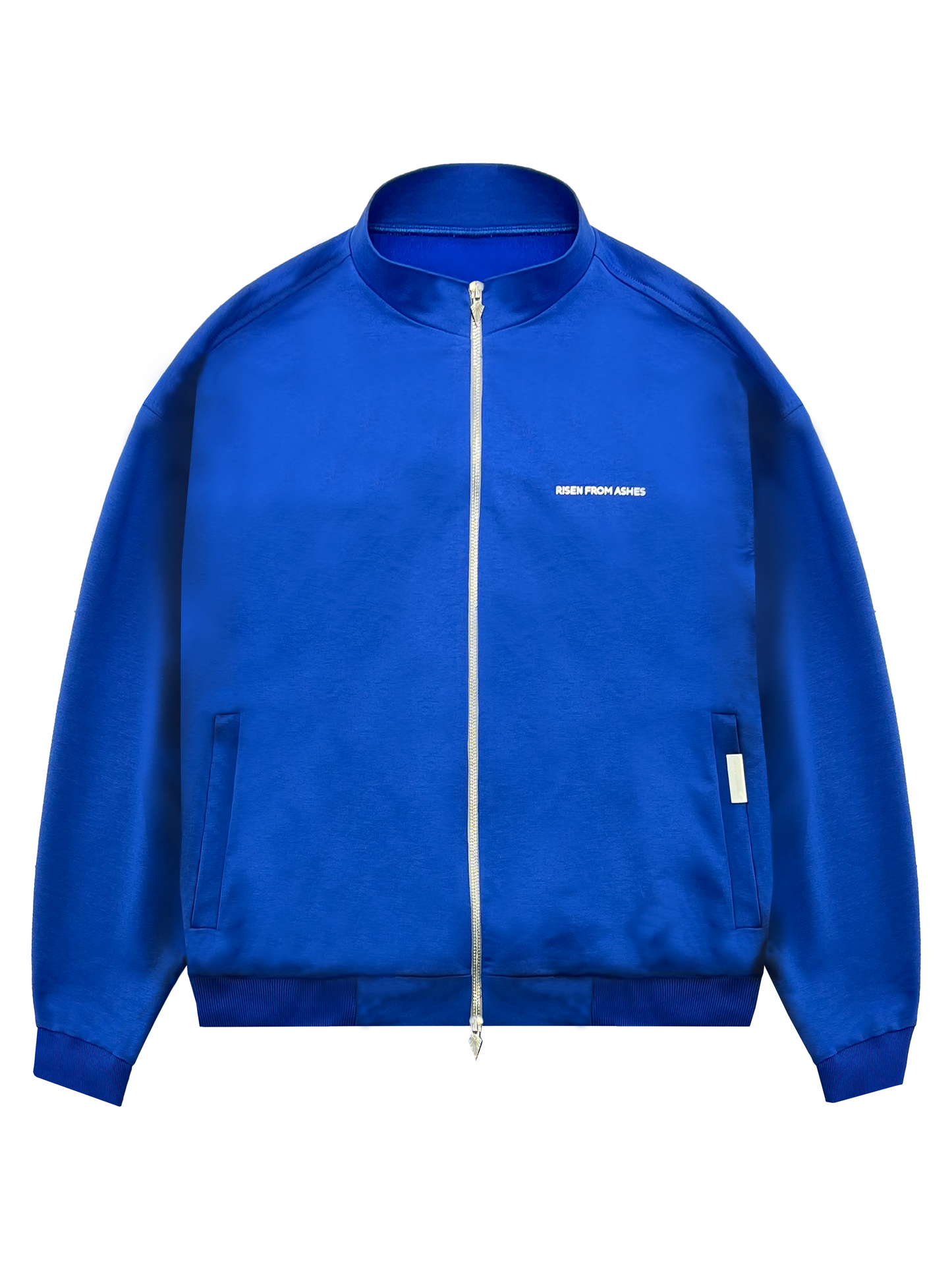 AUTHENTICUM CUFFED TRACK JACKET  BLUE