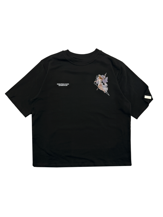 ELYSIAN BLACK TEE